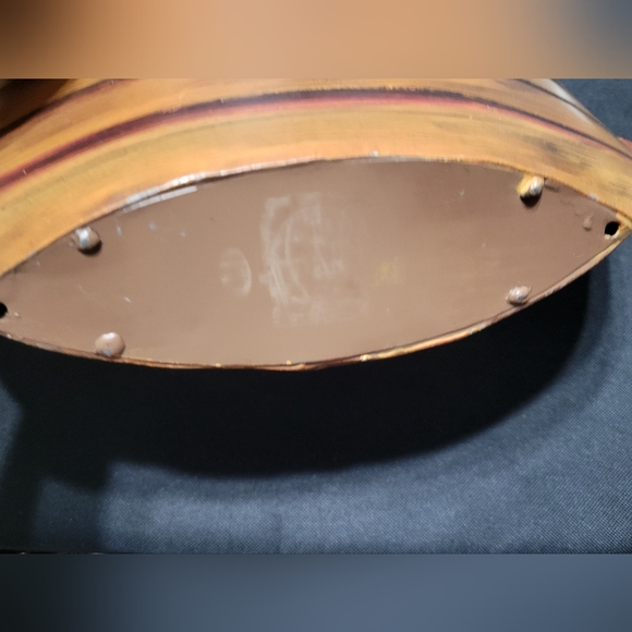 Noah's Ark Figurine Set Wooden Animal Figures with Metal Ark htf - Picture 6 of 16